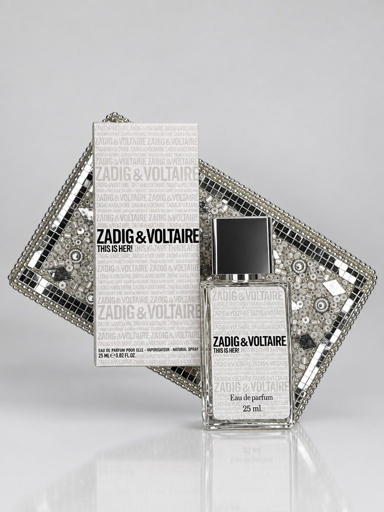 GPT Image 2.5 Flare: каталог: чистый фон с парфюмом Zadig & Voltaire