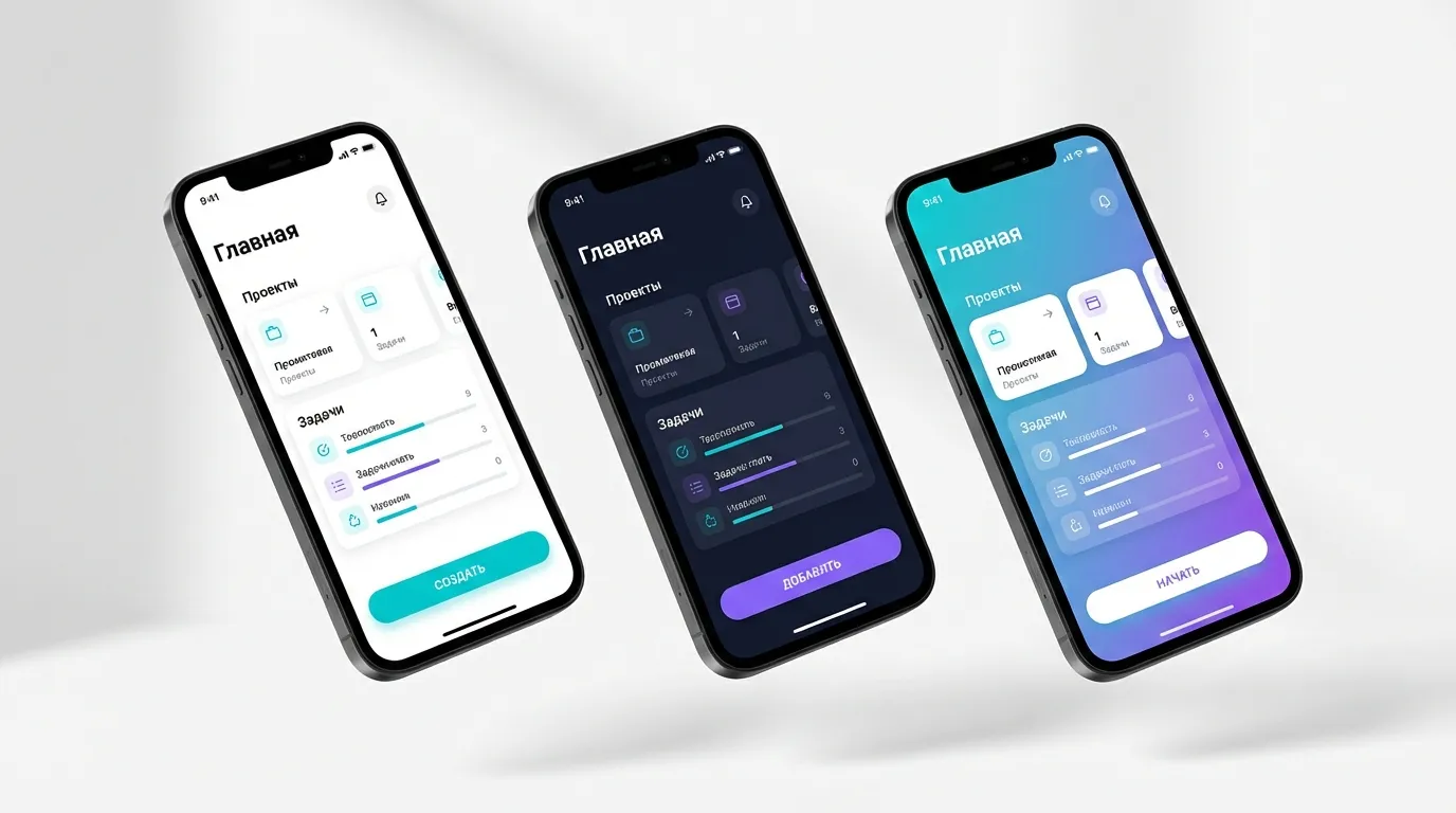 Интерфейсы с точными брендовыми цветами